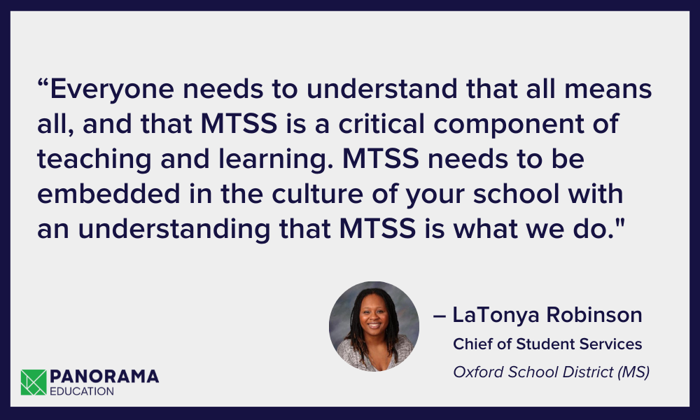 LaTonaya Robinson, Chief of Student Services, Oxford School District (MS)