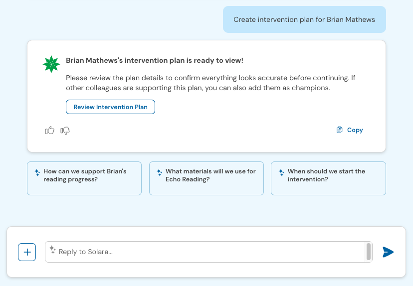 Panorama Solara AI Agents intervention plan