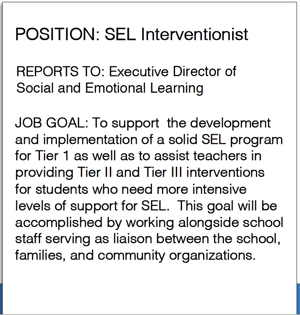 SEL Interventionist Job