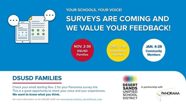 Desert Sands Unified and Panorama Education