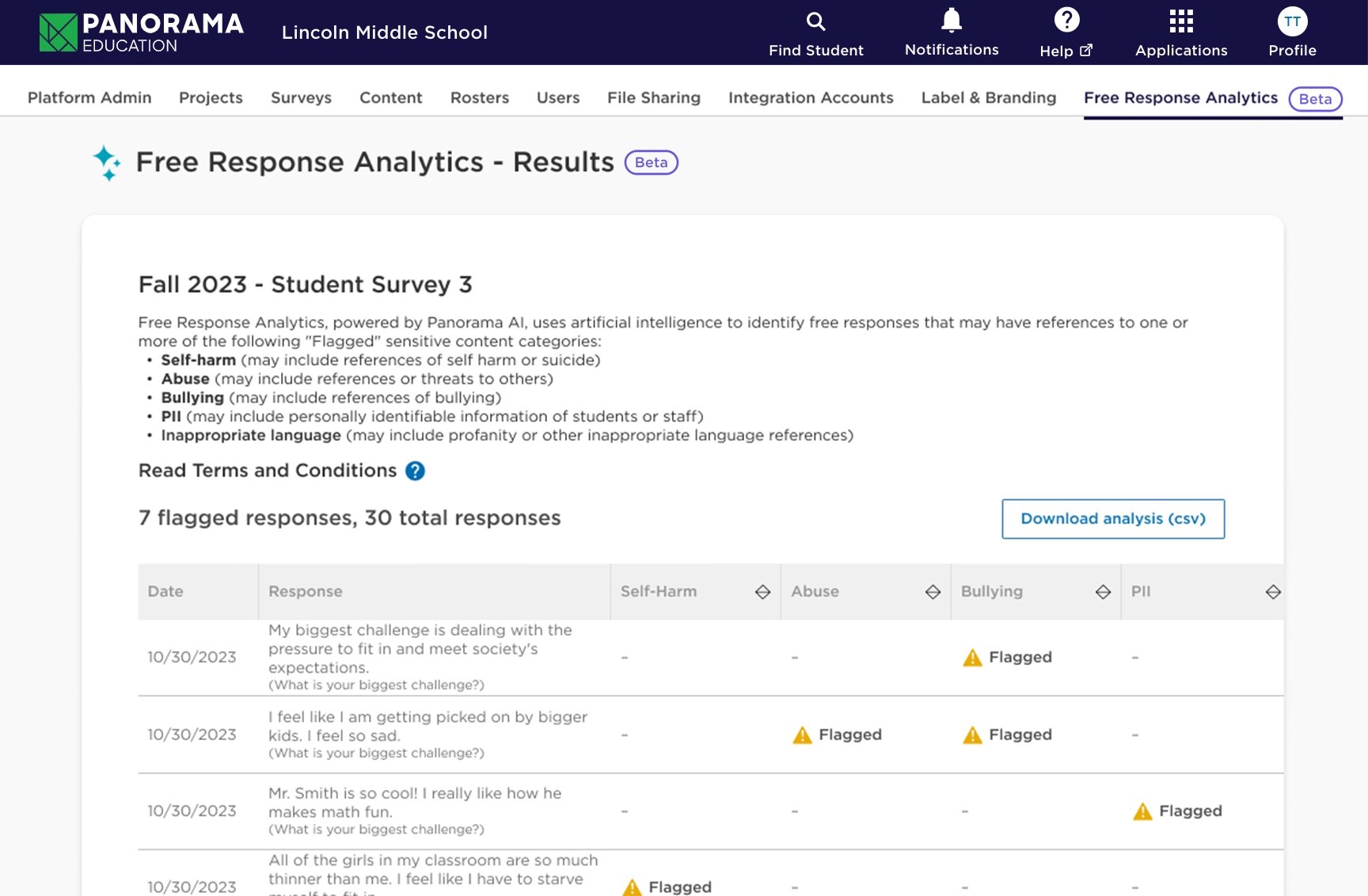 free_response_analytics - beta update