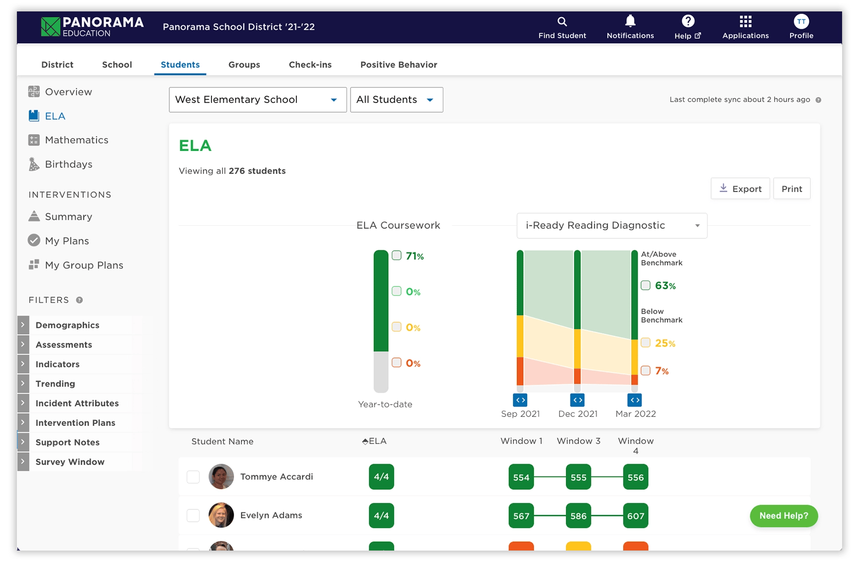 mtss - ela page