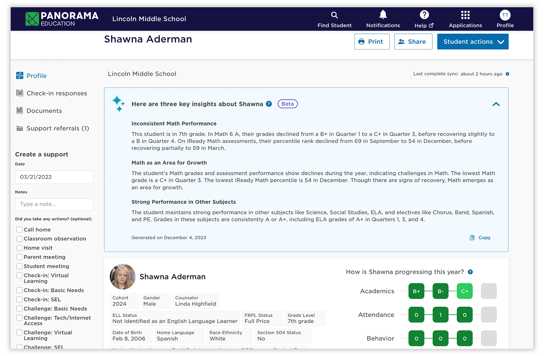 student profile ai _DS