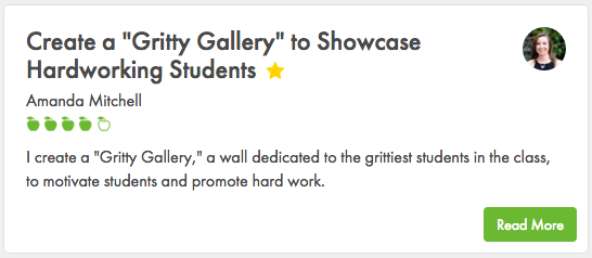 Celebrate Hardworking Students to Cultivate Grit