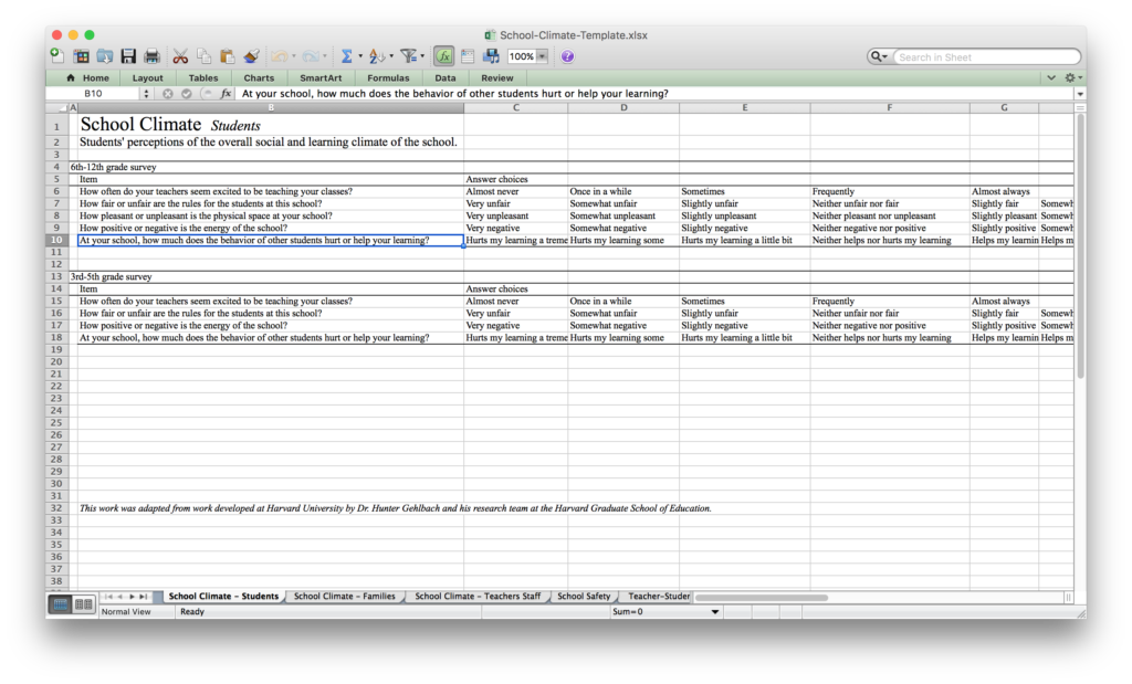 a review of school climate research