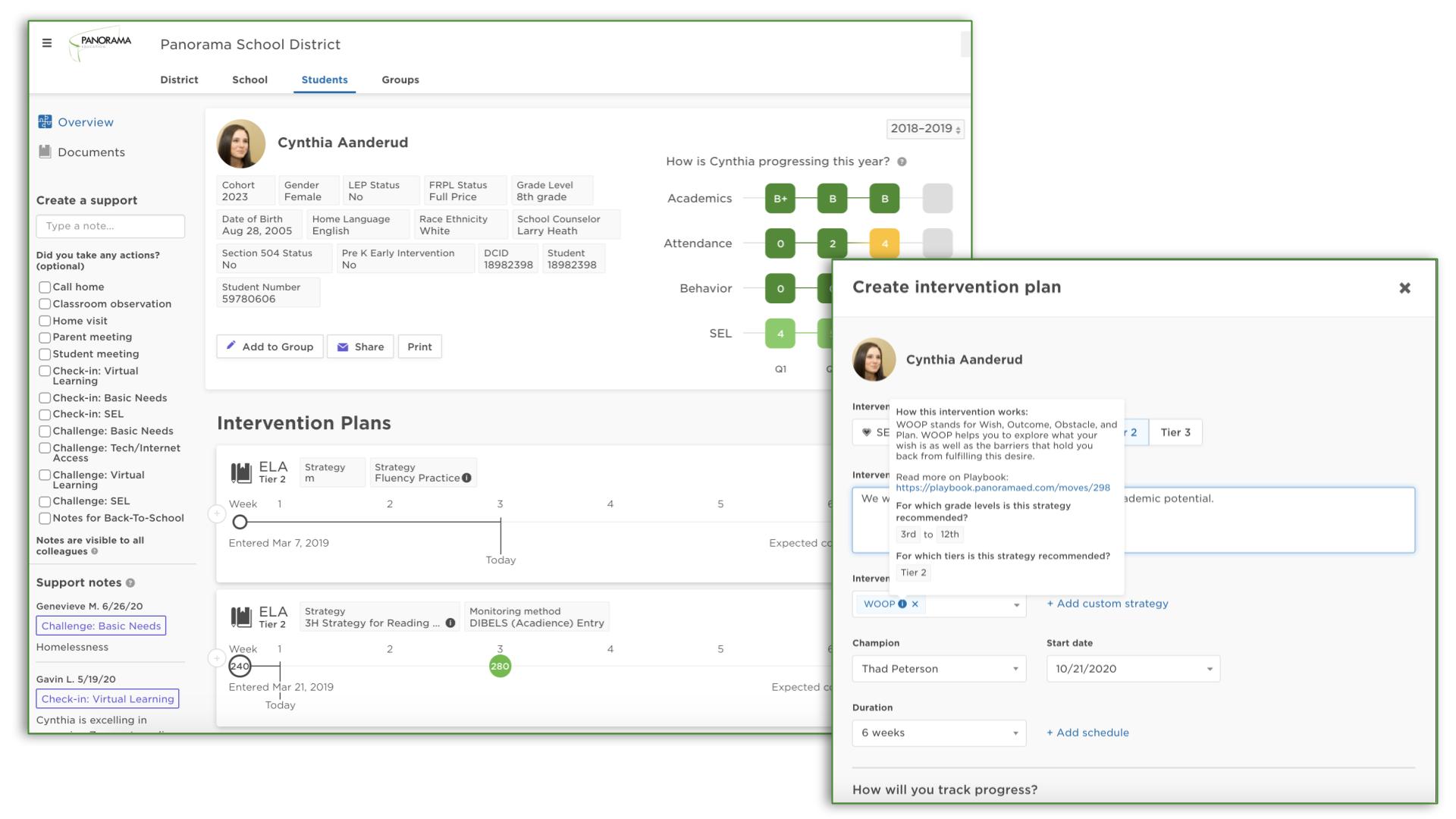 MTSS Software Platform Panorama Education